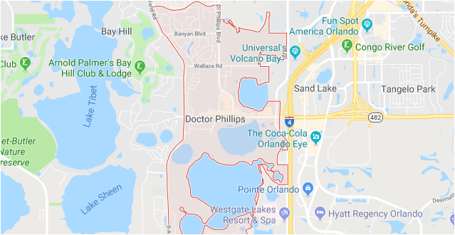 Doctor Phillips Florida Location