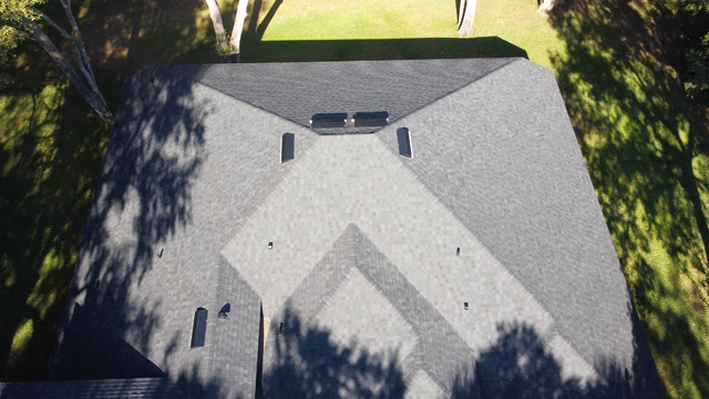 Shingle Roofing top view