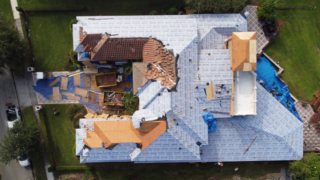 Tile Roof Aerial View